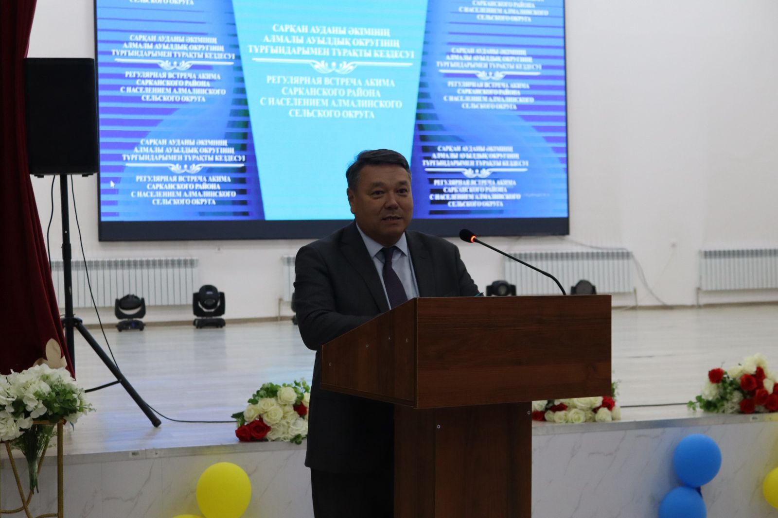 Аудан әкімі Маманбаев Ғалымжан Қанатұлы Екіаша, Алмалы және Амангелді ауылдық округтерінің тұрғындарымен кездесті