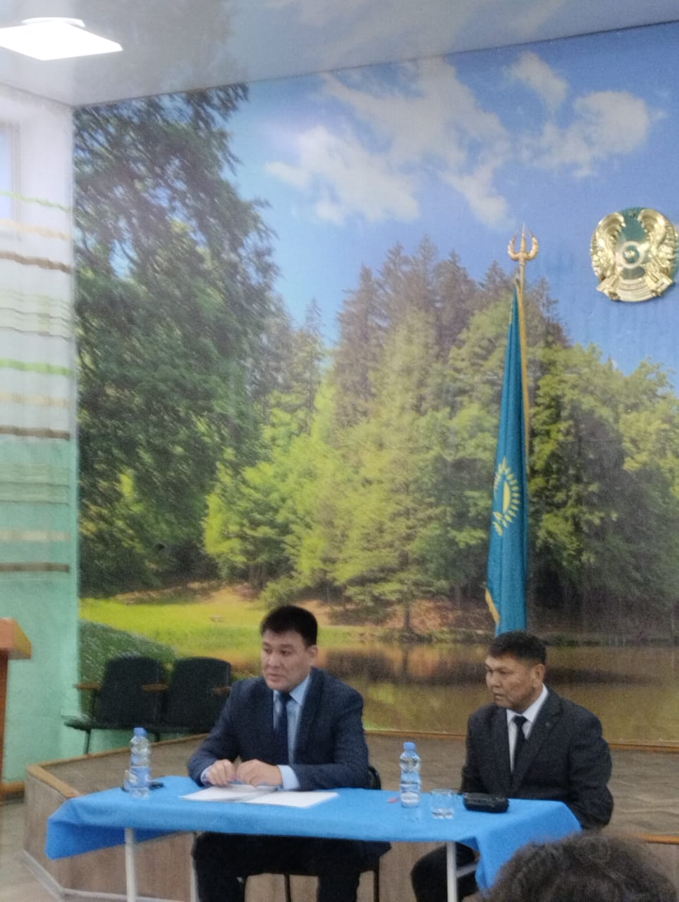 Отчетная встреча акима района с населением Белинского сельского округа