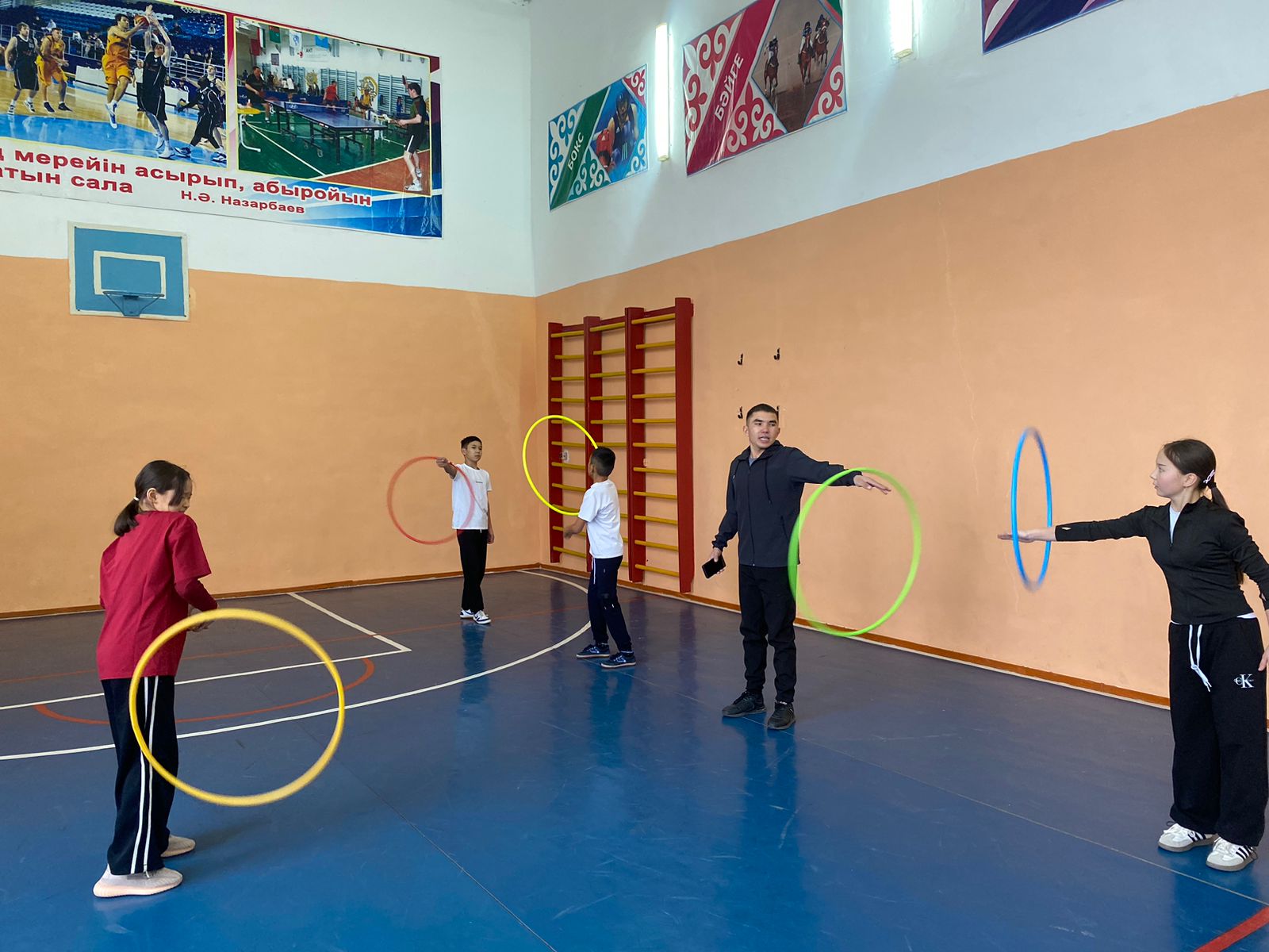 Спортивный день Сарыхобдинской средней школе