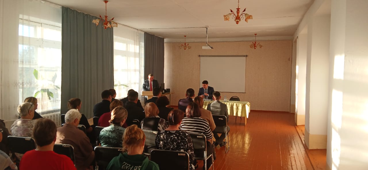 Отчетная встреча акима Кособинского сельского округа Велина М.Н. «Об итогах социально- экономического развития за 10 месяцев 2025 года»