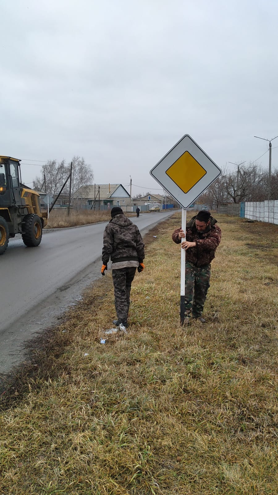 Жол белгілерін қалпына келтіру жұмыстары