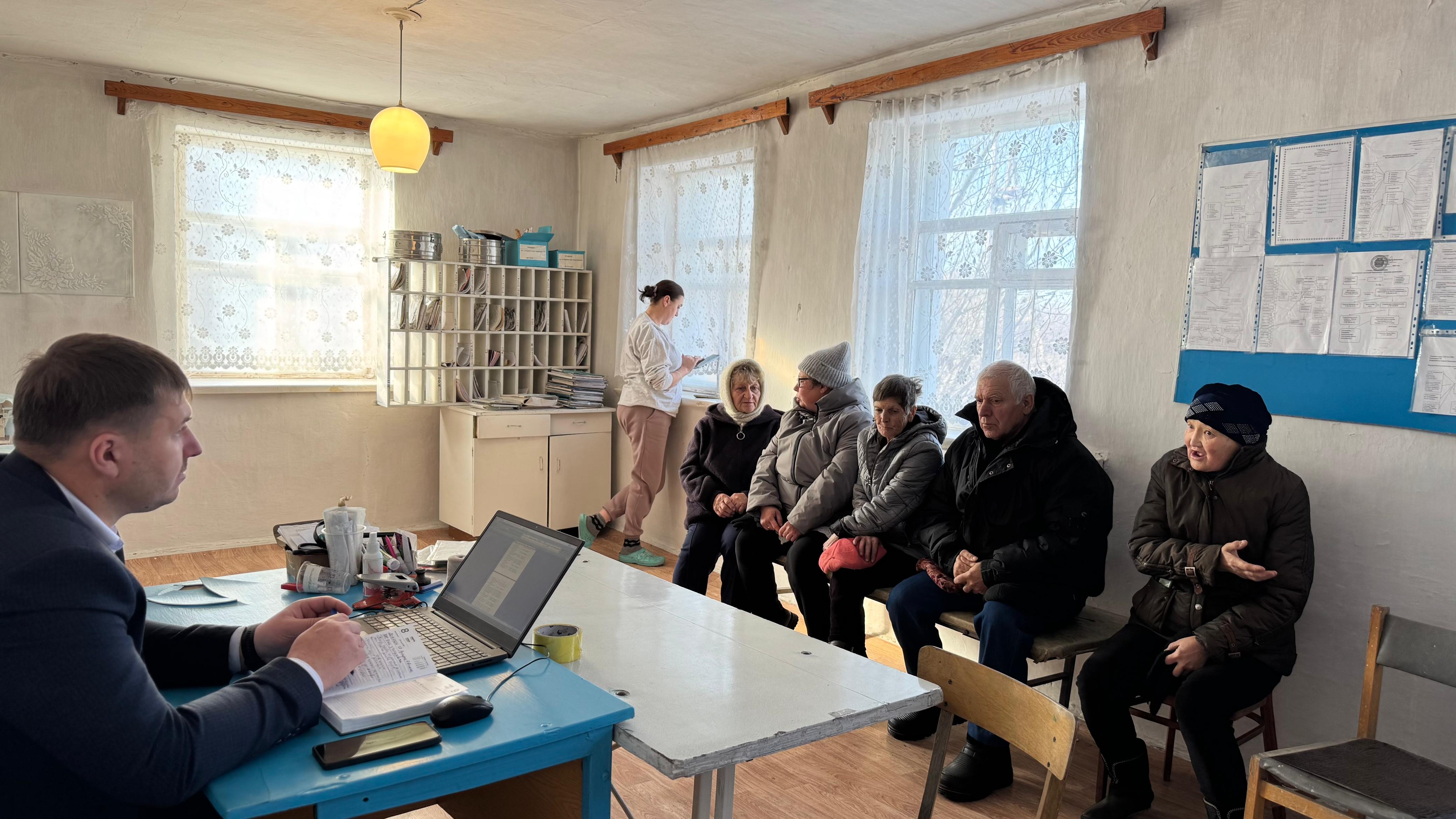 Красивинский ауылдық округі әкімінің халықпен кездесуі