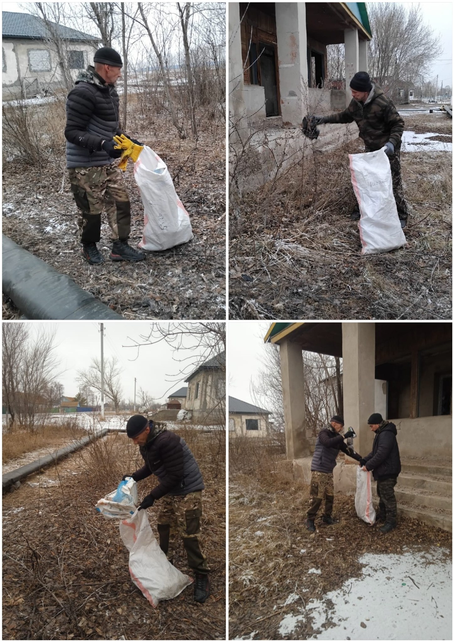 Работы по уборке мусора