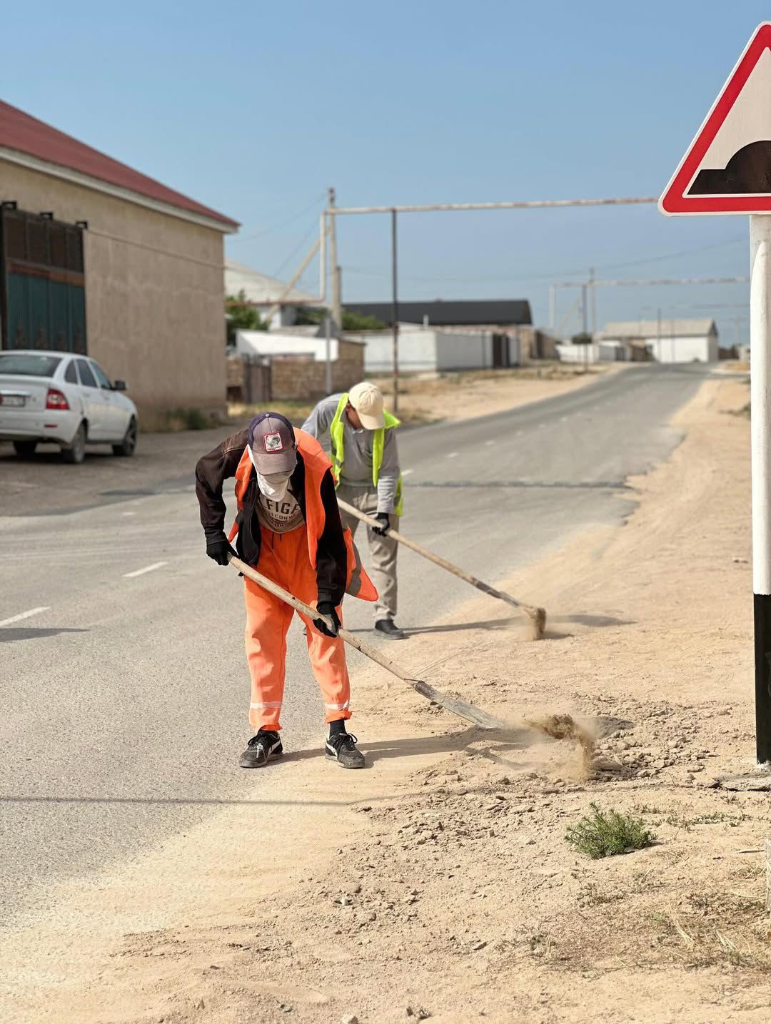 ТАЗАЛЫҚ ЖҰМЫСТАРЫ ЖҮРГІЗІЛУДЕ