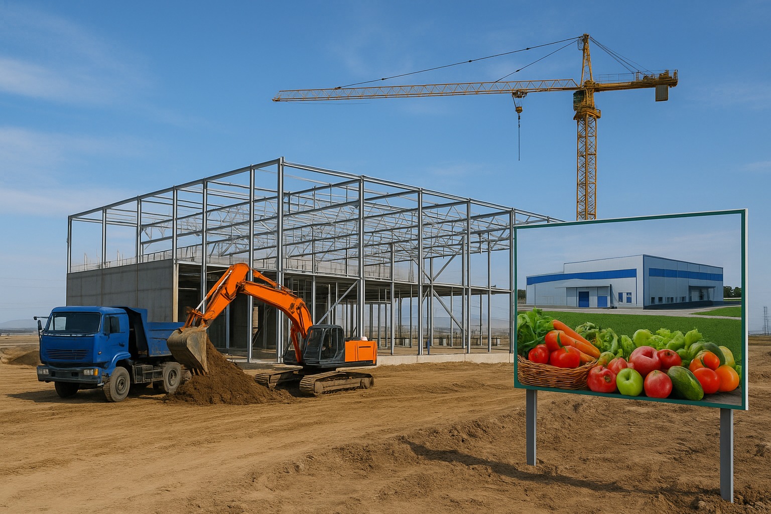 Алматы облысында жылына 70 мың тонна көкөністер және жемістер терең өңделетін зауыт салынуда