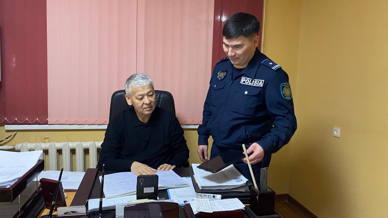 Провёл проверку опорного пункта №5