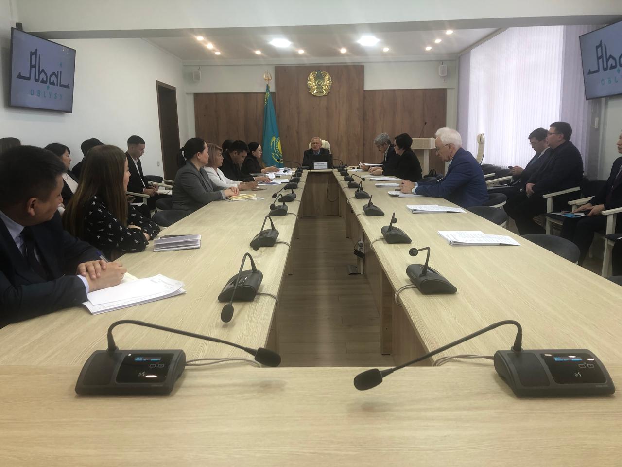 Заседание областного общественного совета об направлениях и целях проекта Плана развития области Абай на 2026 - 2030 годы