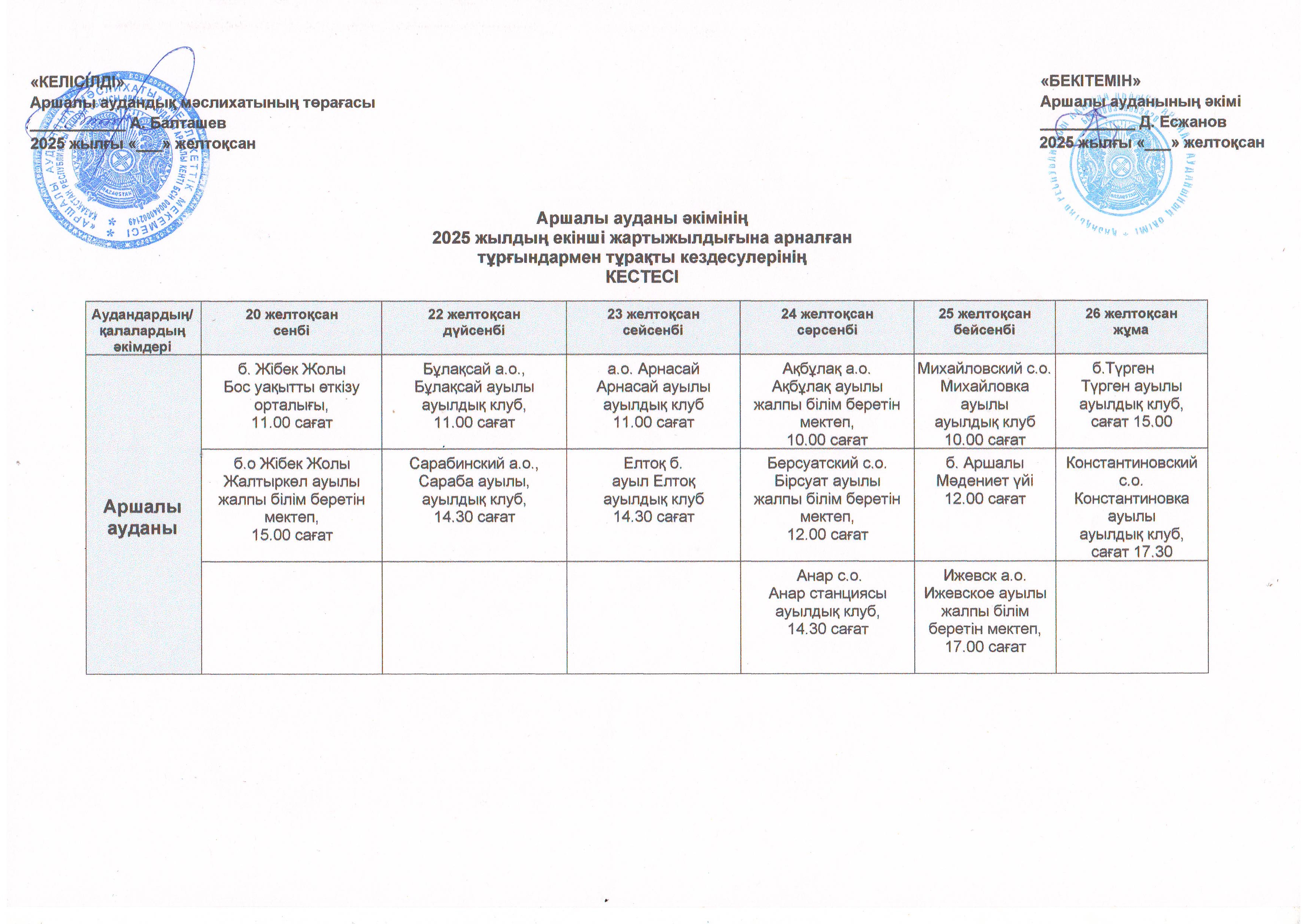 УВАЖАЕМЫЕ ЖИТЕЛИ АРШАЛЫНСКОГО РАЙОНА!