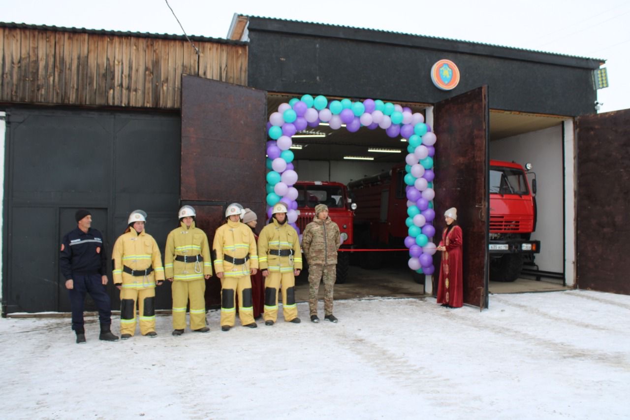 В районах области Абай растет число пожарных постов