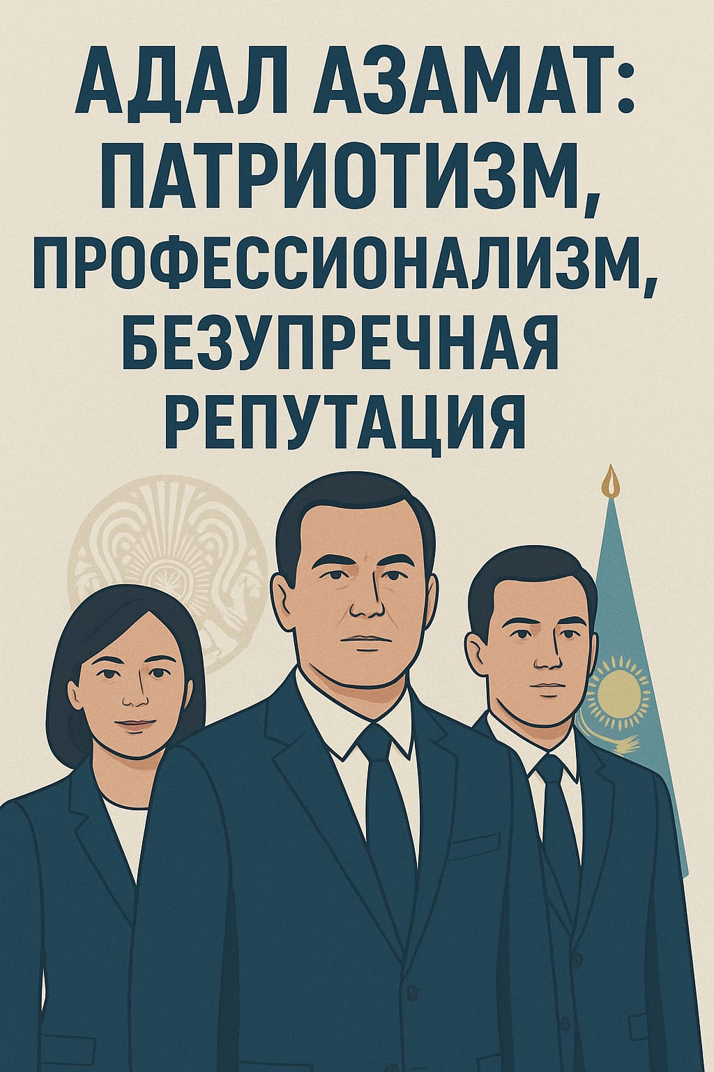 «Адал азамат» – патриотизма и профессионализма, а также безупречной репутацией