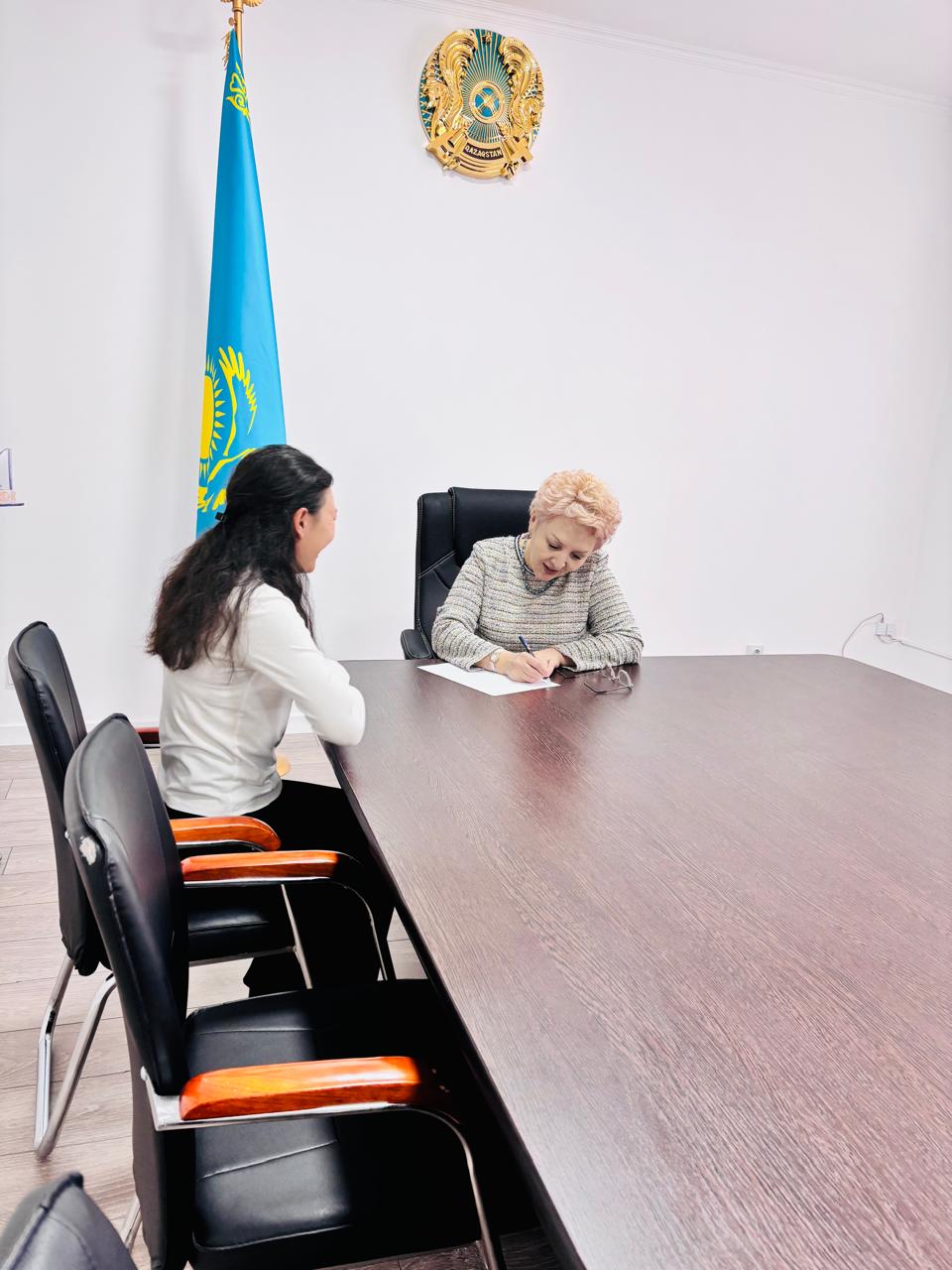 Согласно графика приема граждан депутат Жаксынского районного маслихата Бралина А.Д. провела прием граждан