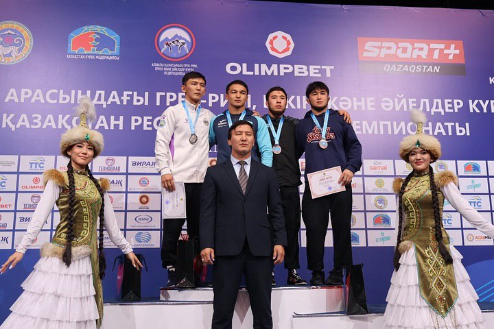 ЖАМБЫЛСКИЕ МАСТЕРА ВОЛЬНОЙ БОРЬБЫ — В ПЯТЫЙ РАЗ ЧЕМПИОНЫ СТРАНЫ!