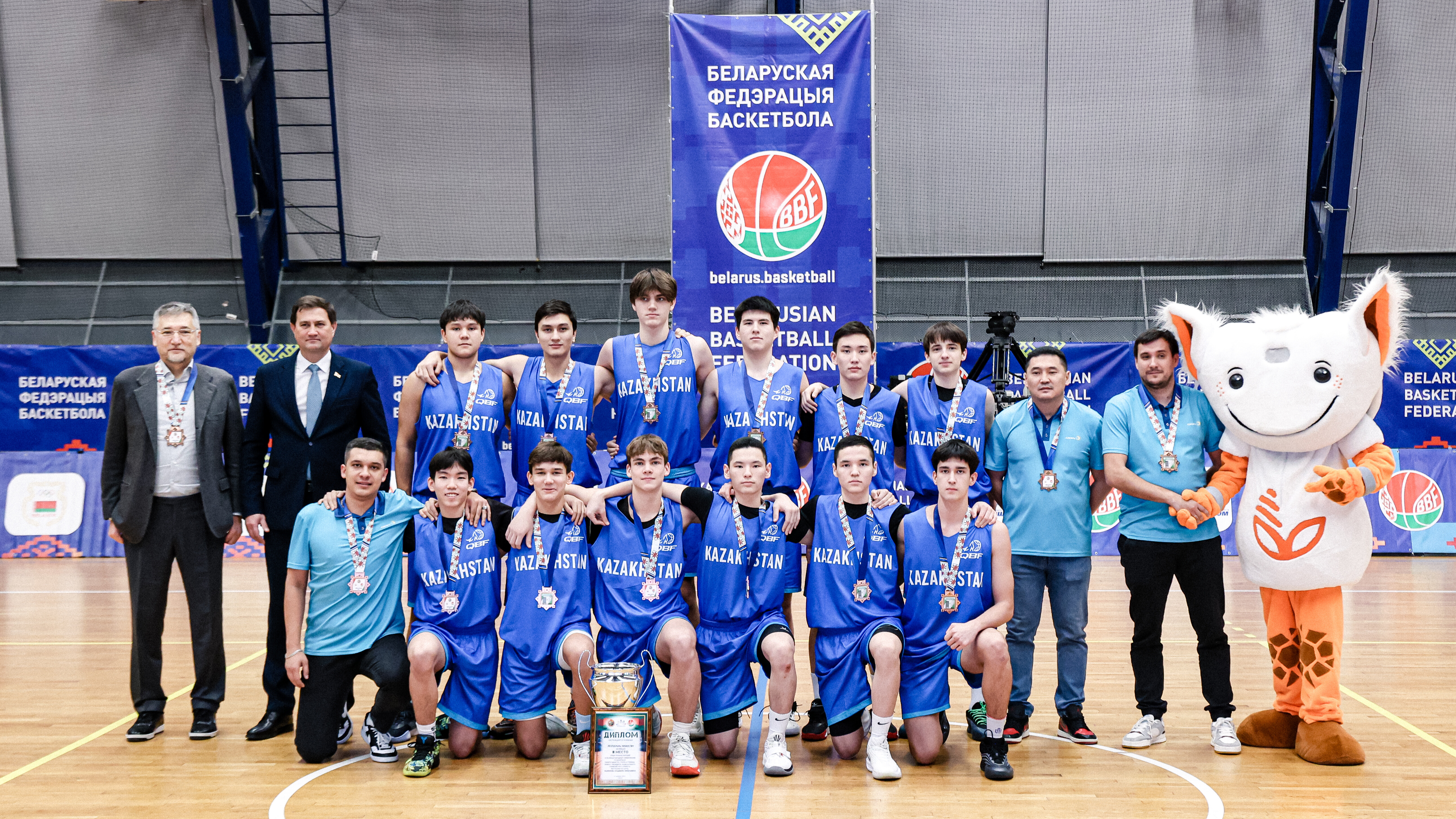 Казахстанская юношеская сборная по баскетболу завоевала бронзовые медали в Международном турнире по баскетболу в Минске