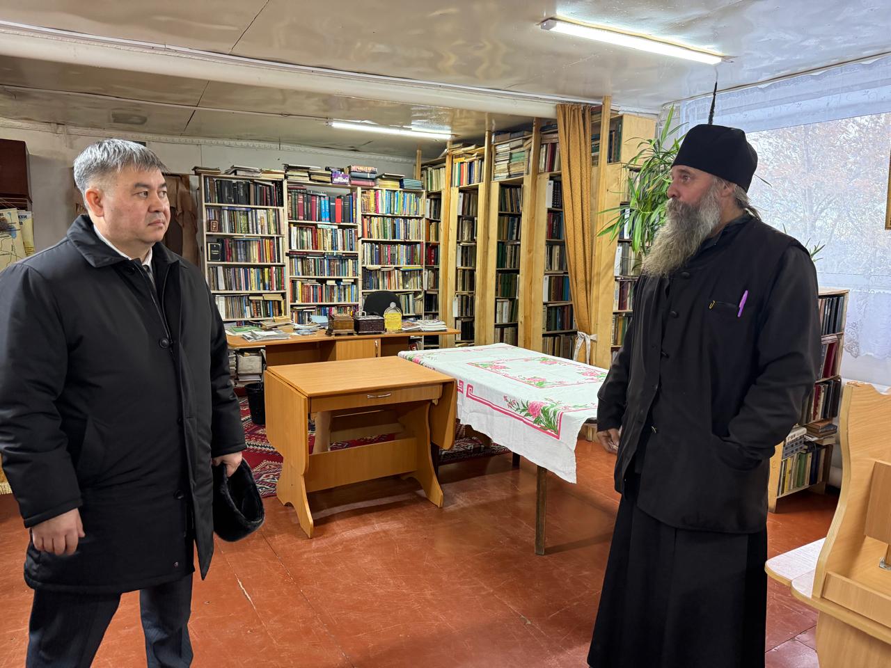 Руководитель управления по делам религий Павлодарской области Н.Байбакиров с рабочей поездкой побывал в Железинском районе и районе Теренколь