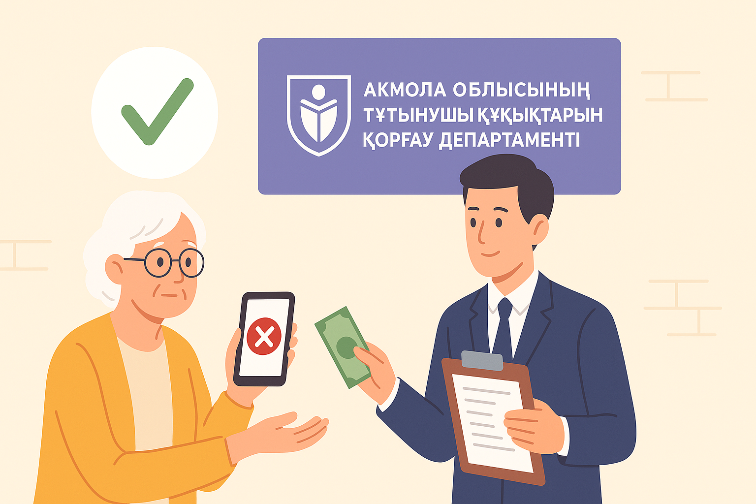 Сауда департаменті ақмолалық зейнеткерге Wildberries-тен алған жарамсыз телефонның ақшасын қайтарды