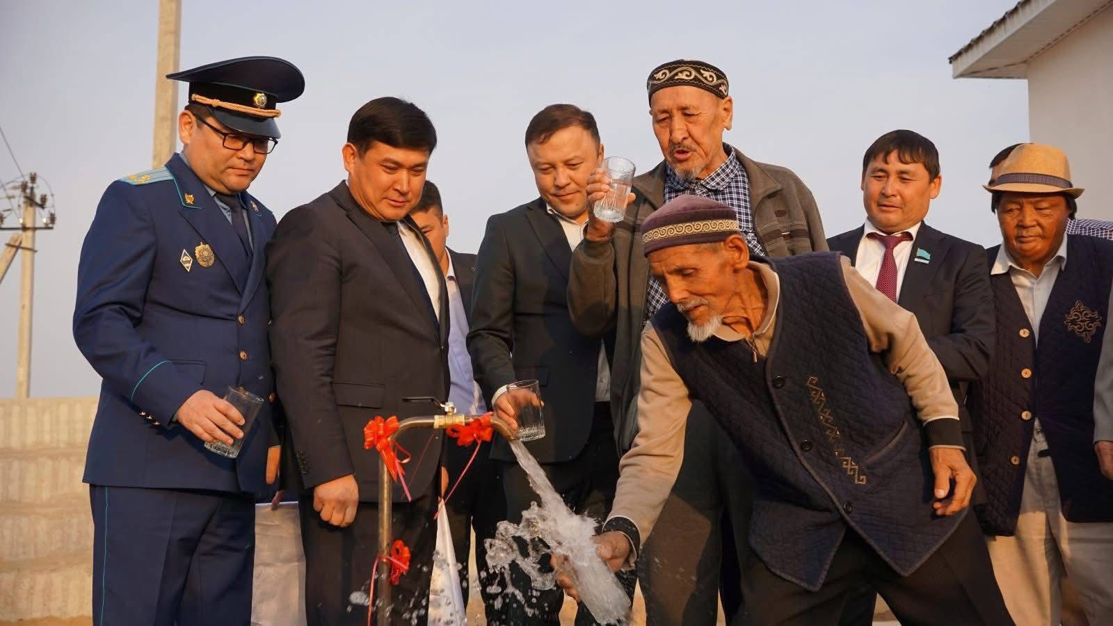 ТҮРКІСТАН: ОРДАБАСЫ АУДАНЫНЫҢ ТҰРҒЫНДАРЫ 100 ПАЙЫЗ АУЫЗ СУМЕН ҚАМТЫЛДЫ