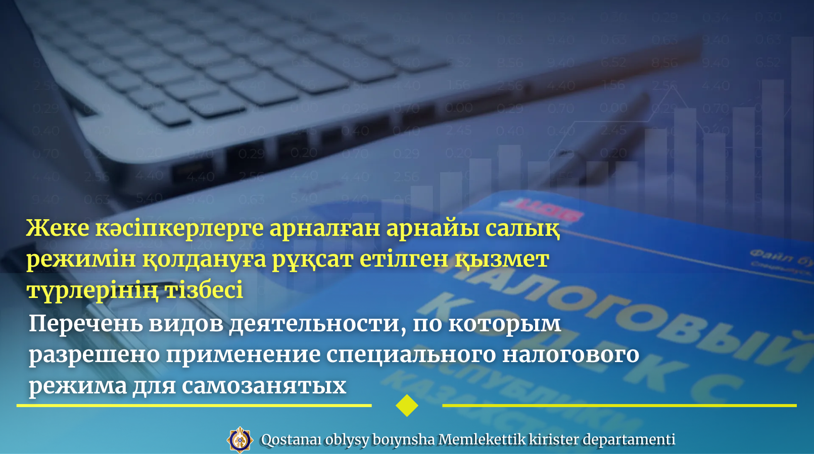 Жеке кәсіпкерлерге арналған арнайы салық режимін қолдануға рұқсат етілген қызмет түрлерінің тізбесі