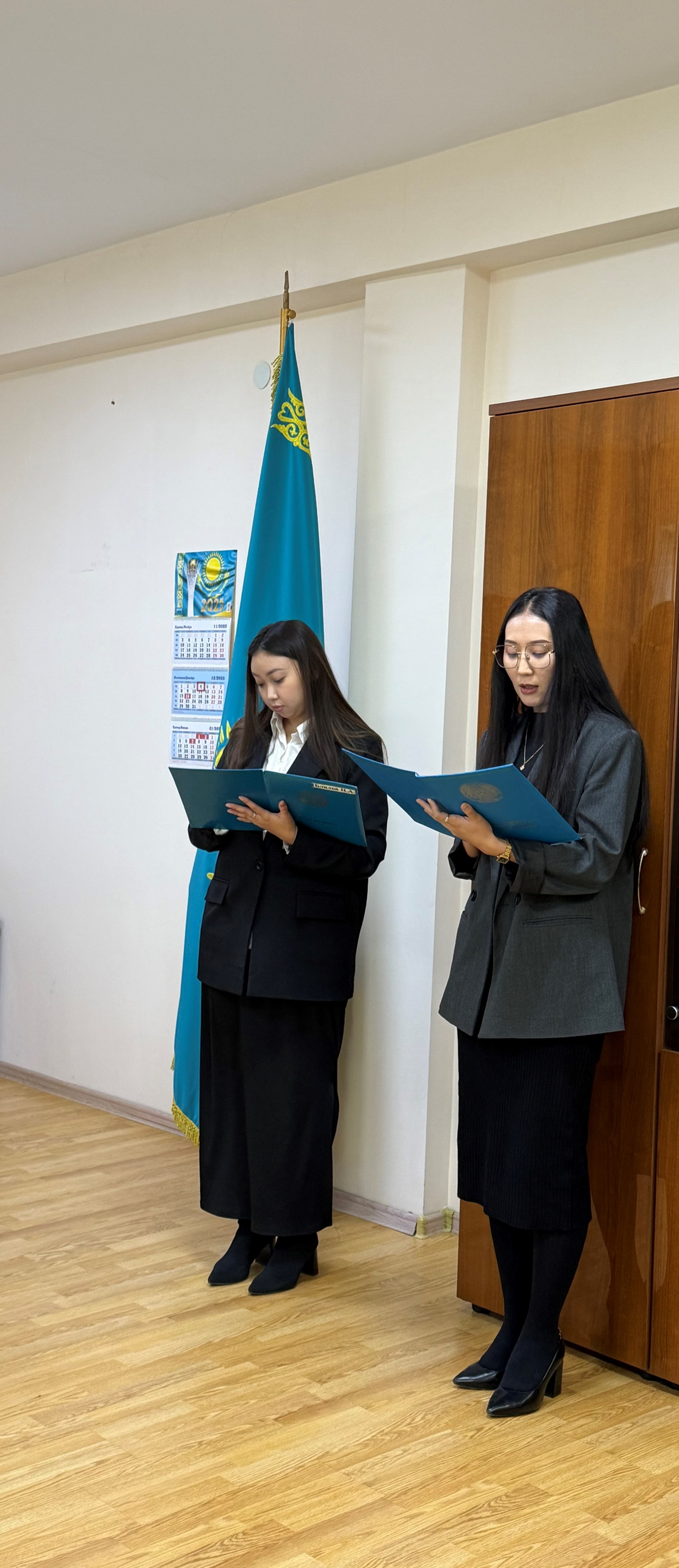 Департаментте мемлекеттік қызметшілердің ант қабылдауы салтанатты түрде өтті