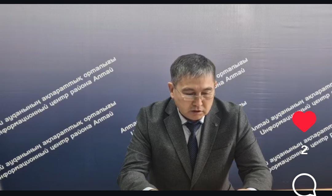 Чапаево ауылдық округінің әкімі М. Кабанбаев баспасөз конференциясында округтің