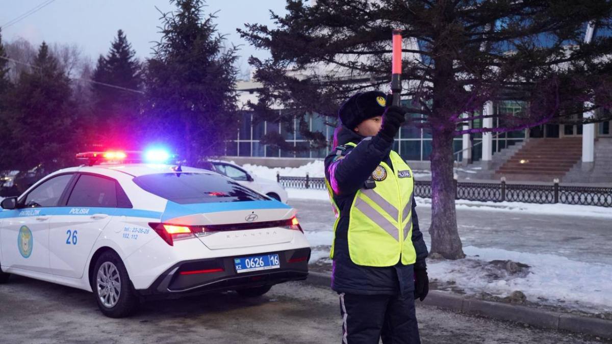 ШҚО-да полиция жол ережесін бұзған мыңнан астам жүргізушіні анықтады