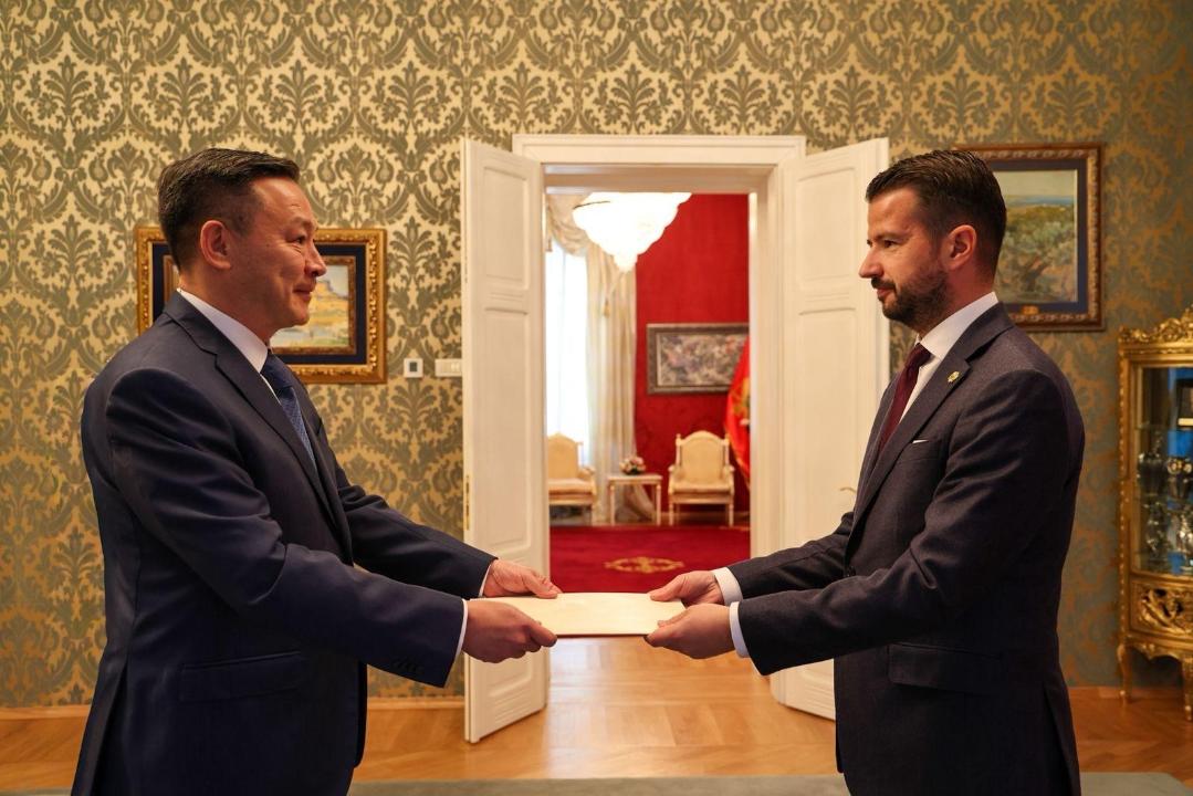 Ambassador of Kazakhstan Presented Credentials to the President of Montenegro