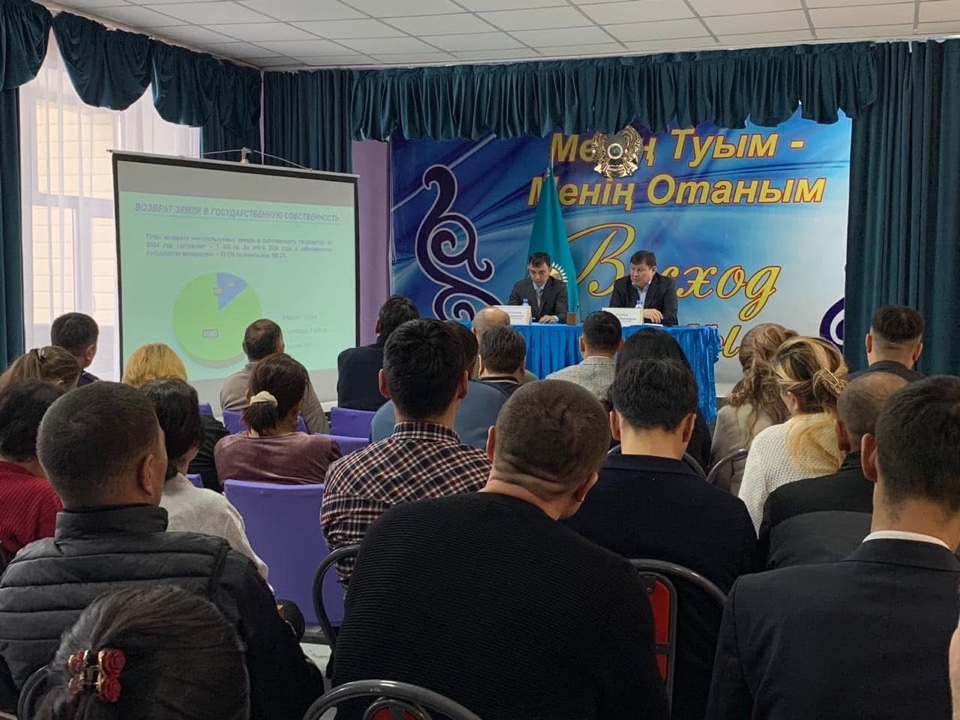 7 февраля текущего года аким Акжарского района  Елубаев Рустем Мукашулы провел в селе Восходское  очередное отчетное собрание с населением о проделанной в 2024 году работе и плане на 2025 год, в нем приняли участие руководители отделов и учреждений