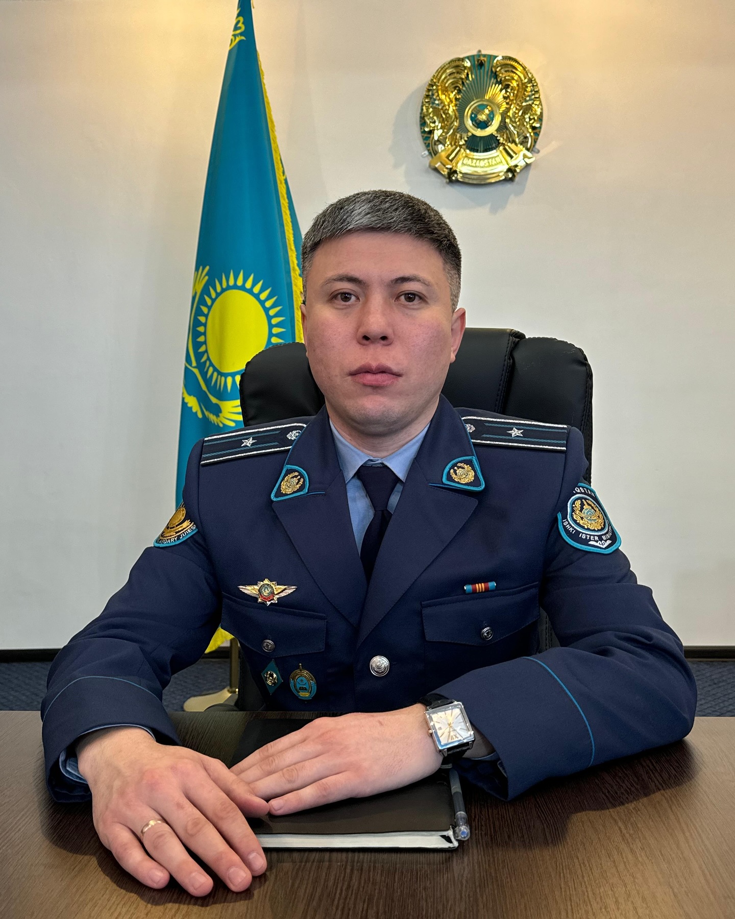 На должность заместителя начальника по общим вопросам РГУ «Учреждение №76» Департамента УИС по Костанайской области КУИС МВД Республики Казахстан назначен майор юстиции Ибраев Диас Нуркельдыевич