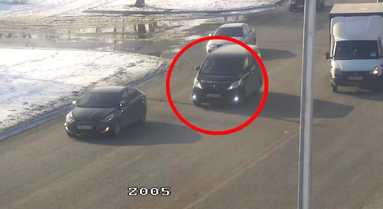 Полициядан қашқан «Alphard» жүргізушісі жауапқа тартылды