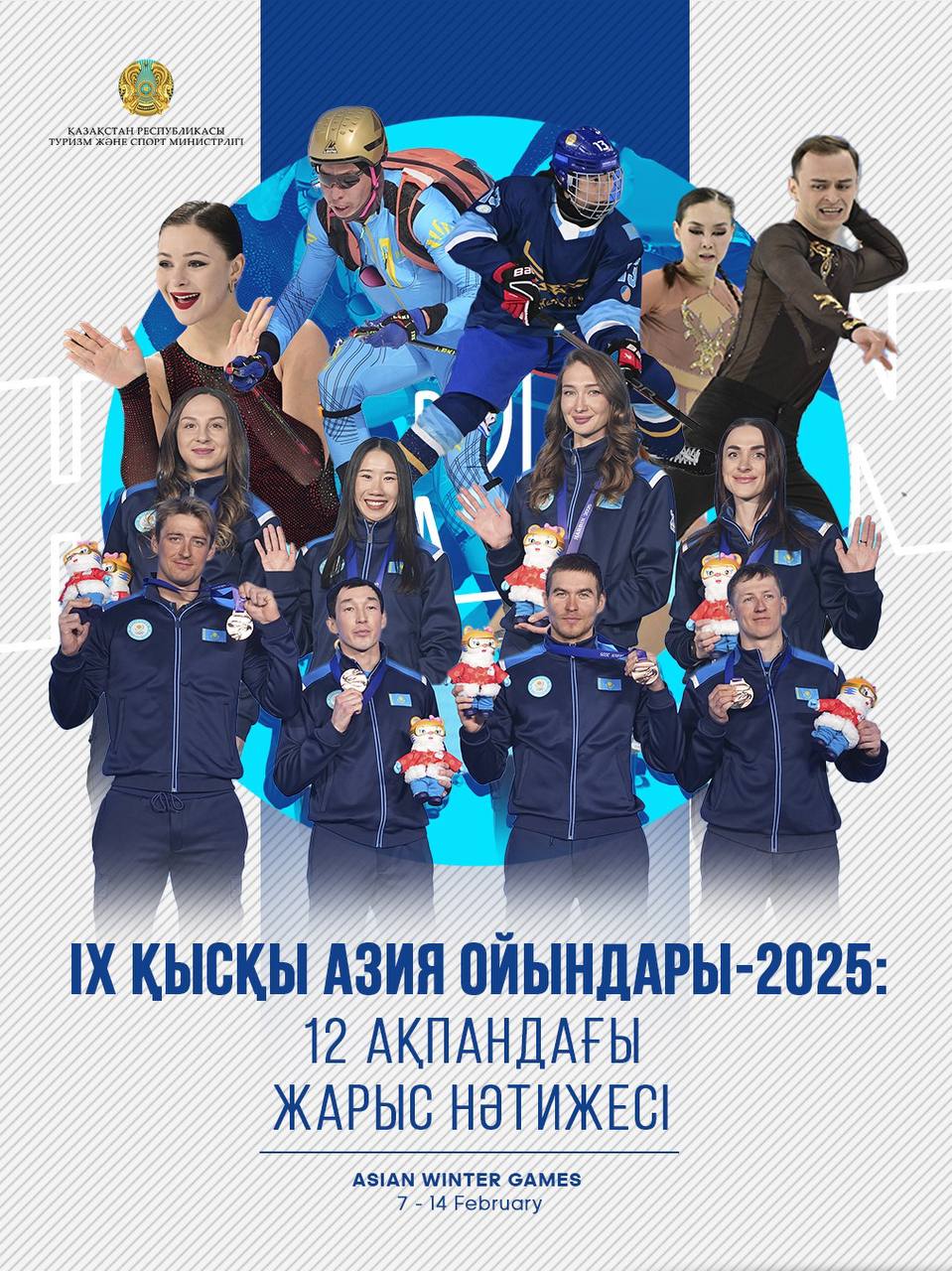 ІХ қысқы Азия ойындары – 2025: 12 ақпандағы жарыс нәтижелері