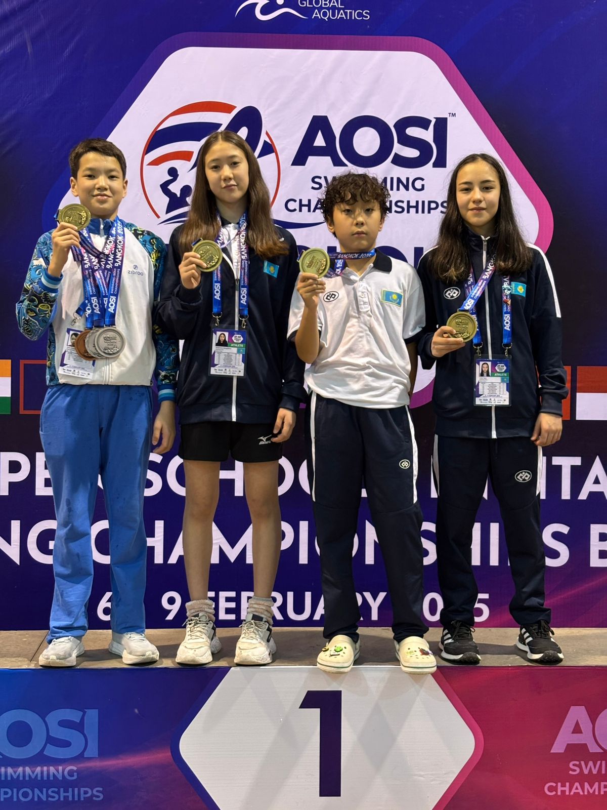 Пять золотых медалей завоевали спортсмены из Астаны на Чемпионате Азии по плаванию
