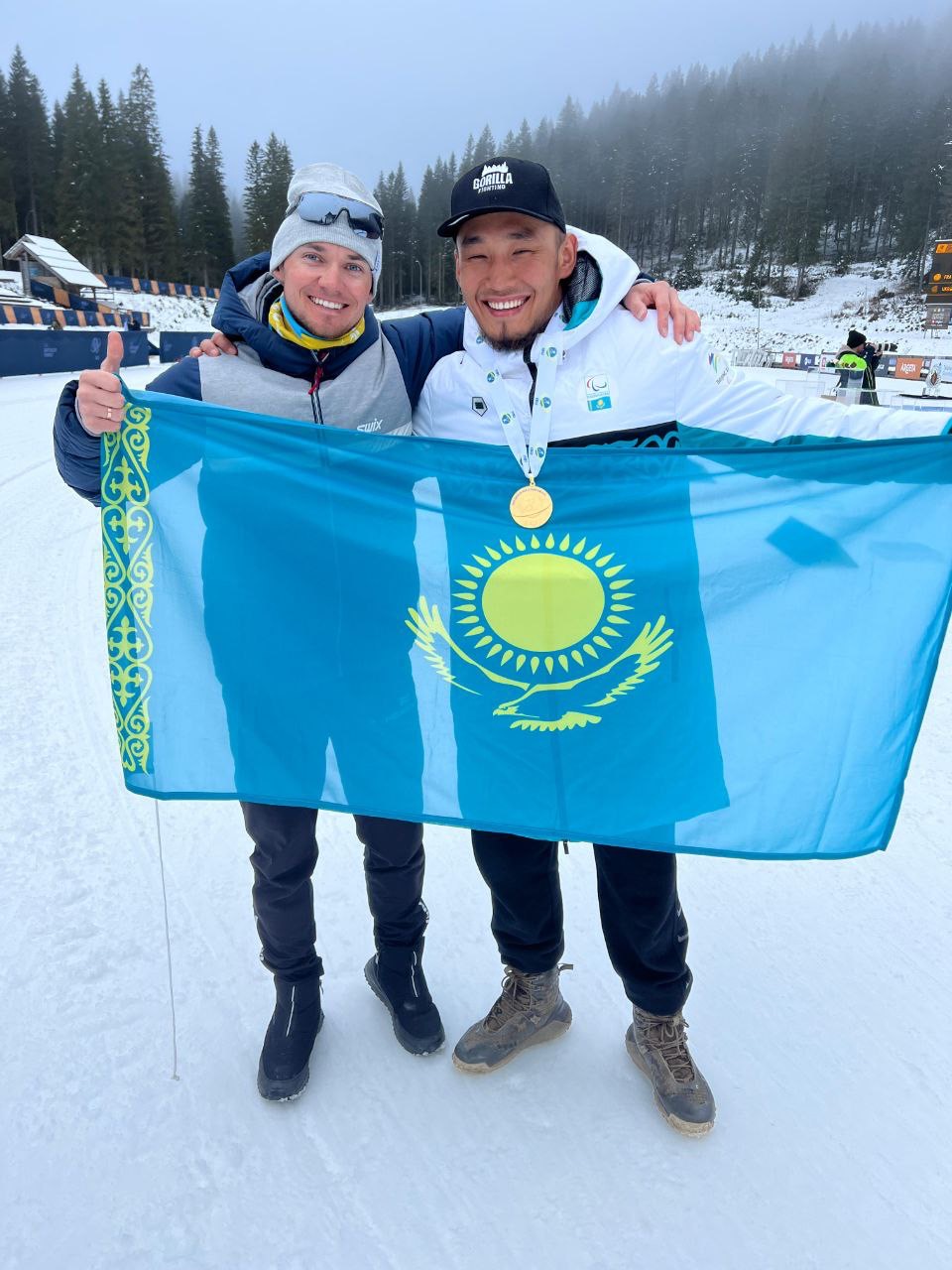 Ербол Хамитов пен Надежда Морозованың спорттық жетістіктері