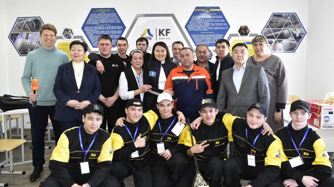 Қарағанды тау-кен индустриялық колледжінде дәнекерлеушілерге арналған кабинет жаңартылды