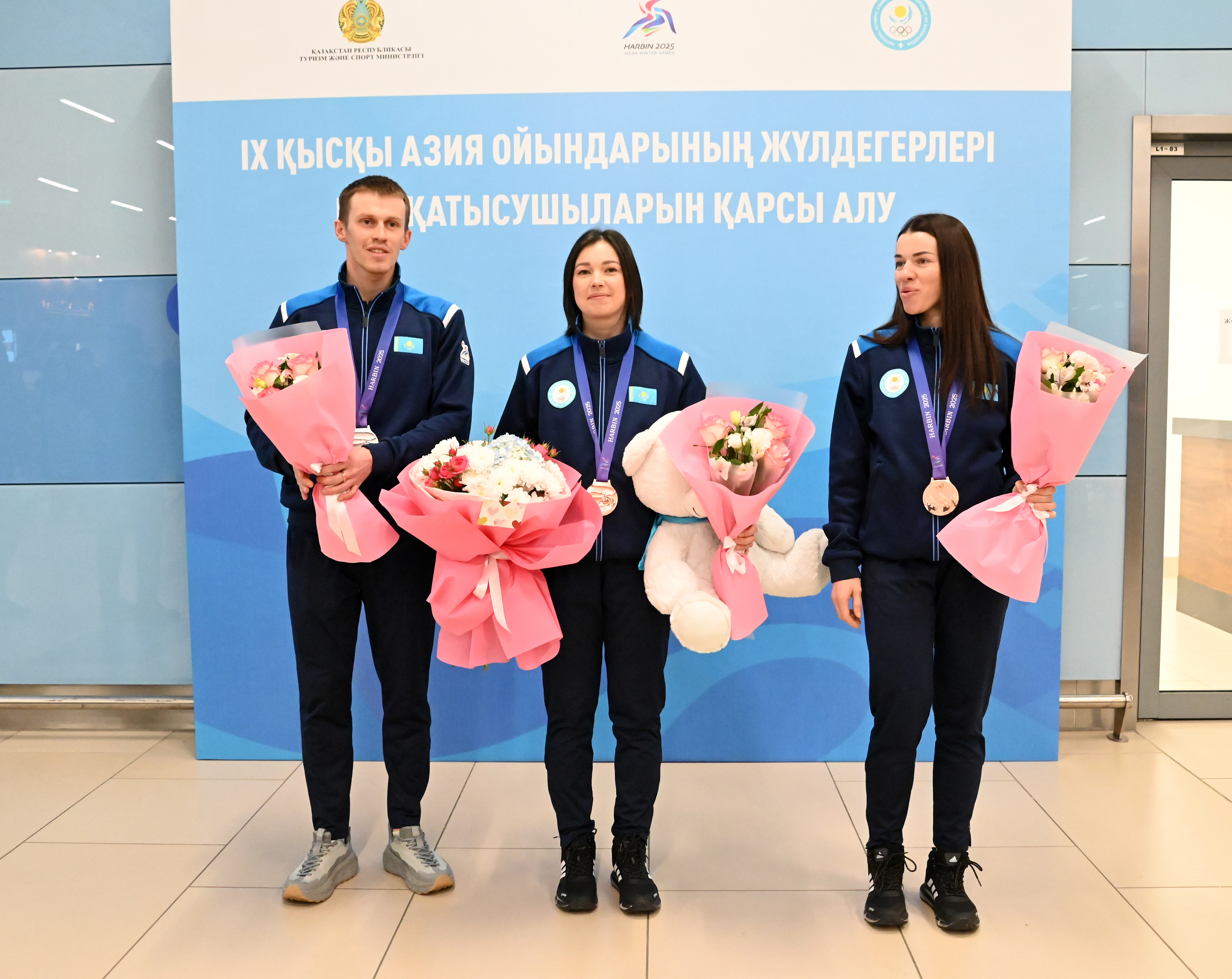 В Астане и Алматы встретили армейских спортсменов – призеров Азиады-2025