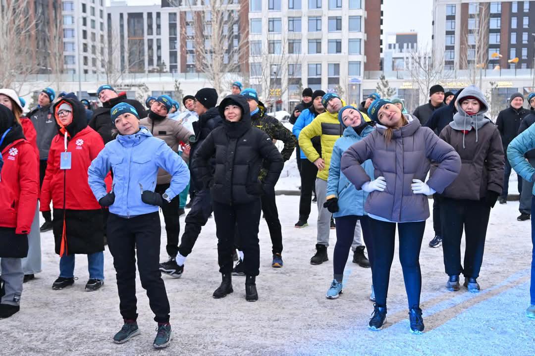 Спортивный забег Taldau Run провели в Астане
