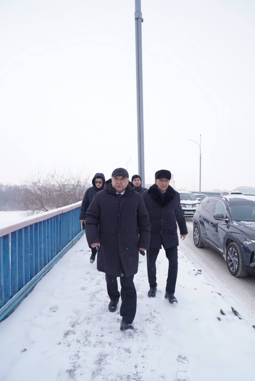 Автокөлік көпірінің жағдайы тексерілді