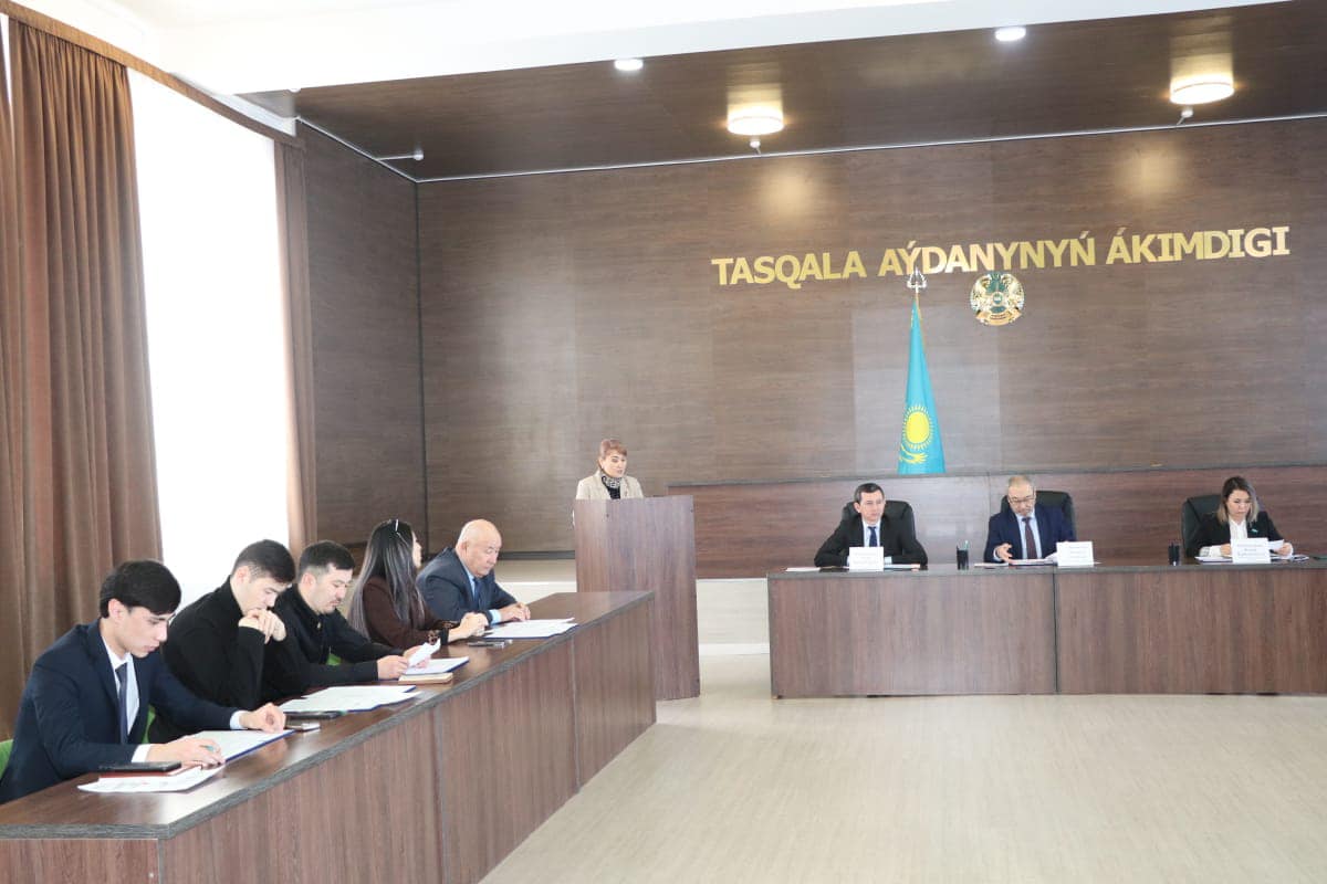 2025 жылғы 18 ақпан күні жаңа қалыптастырылған Тасқала аудандық Қоғамдық кеңесінің 4-ші шақырылымының I отырысы өтті