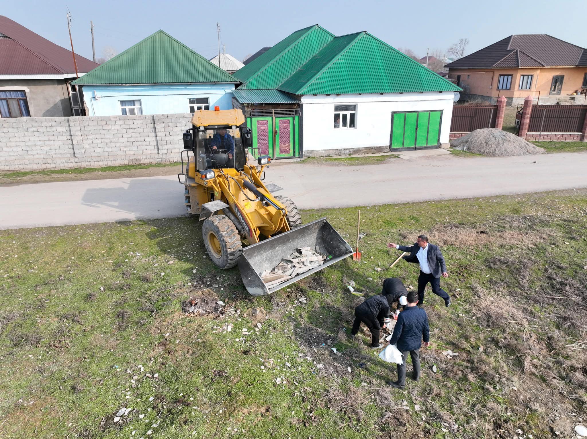 ТҮРКІСТАН: МАҚТААРАЛДАҒЫ ЭКОЛОГИЯЛЫҚ МАРАФОН ЖАҢАЖОЛ АУЫЛДЫҚ ОКРУГІНДЕ ЖАЛҒАСТЫ