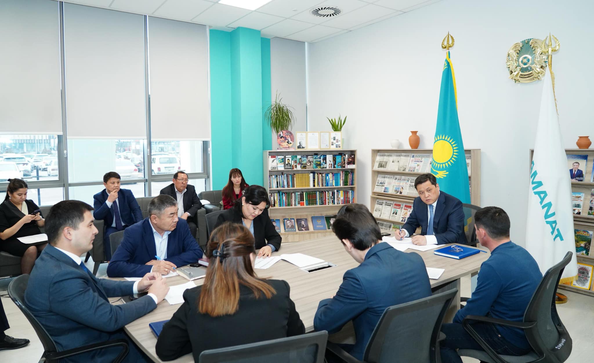 ТҮРКІСТАН: ЖЕКЕ ҚАБЫЛДАУДА ӨЗЕКТІ МӘСЕЛЕЛЕР КӨТЕРІЛДІ