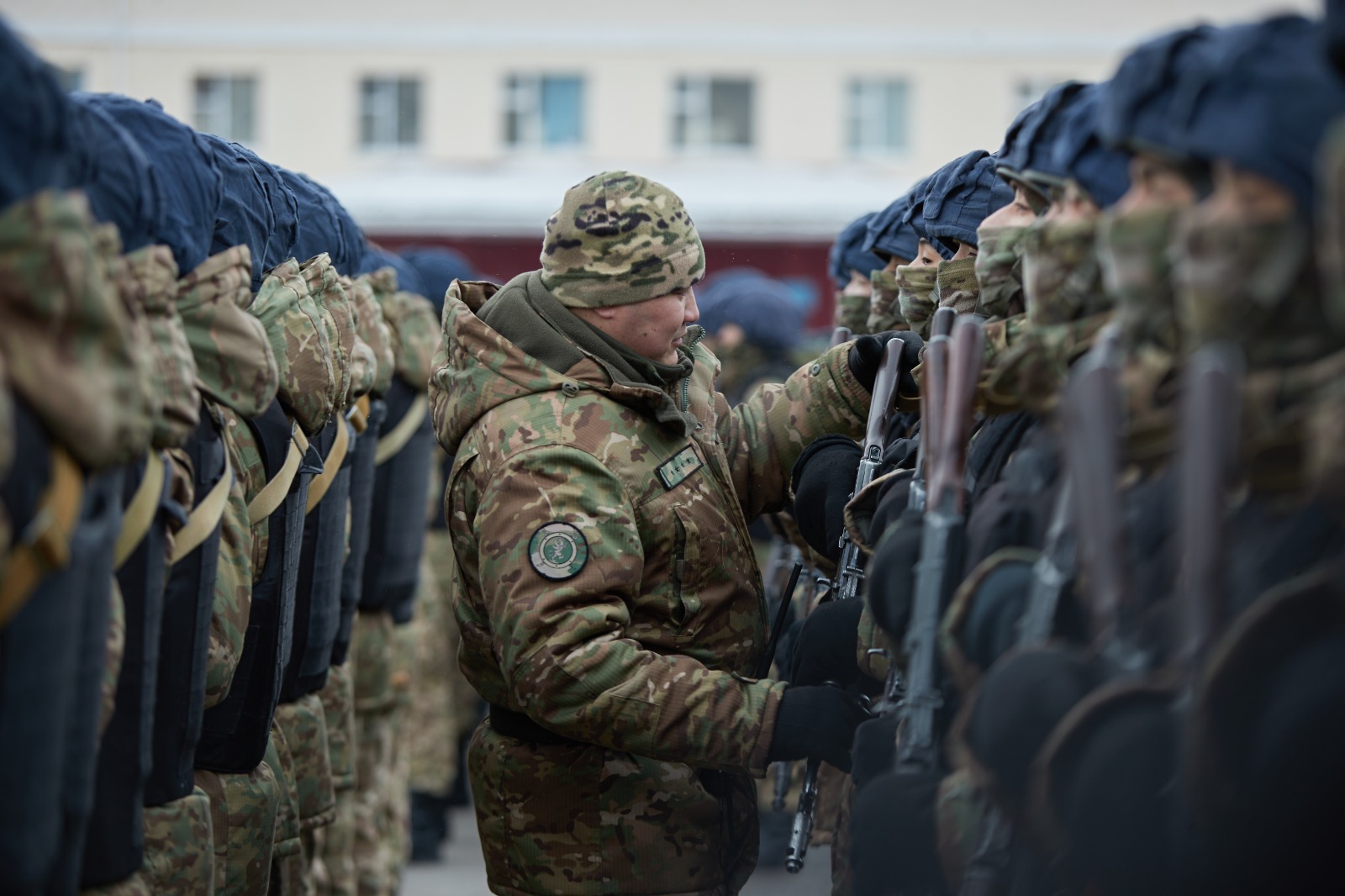 Национальная гвардия приступила к активной фазе подготовки к Параду Победы в Астане