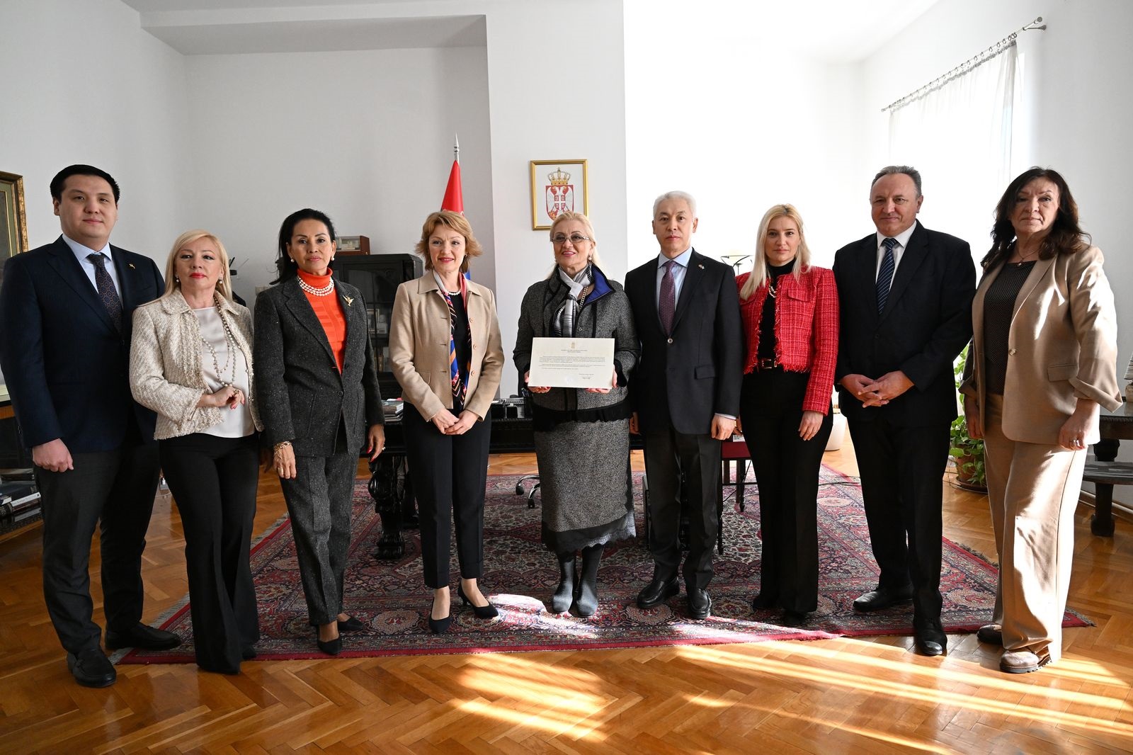 Uručena egzekvatura počasnom konzulu Republike Kazahstan u Beogradu