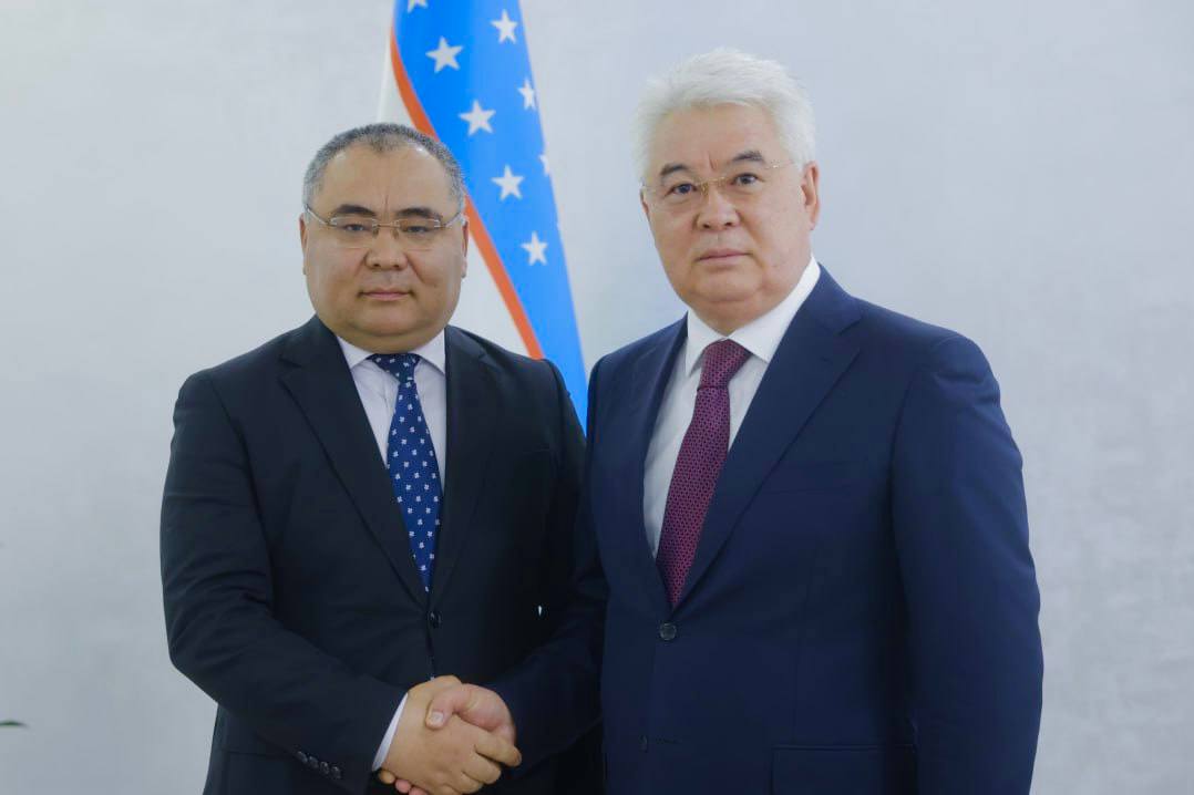 Ambassador of the Republic of Kazakhstan Beibut Atamkulov met with the Minister of Agriculture of  Uzbekistan Ibrohim Abdurakhmanov