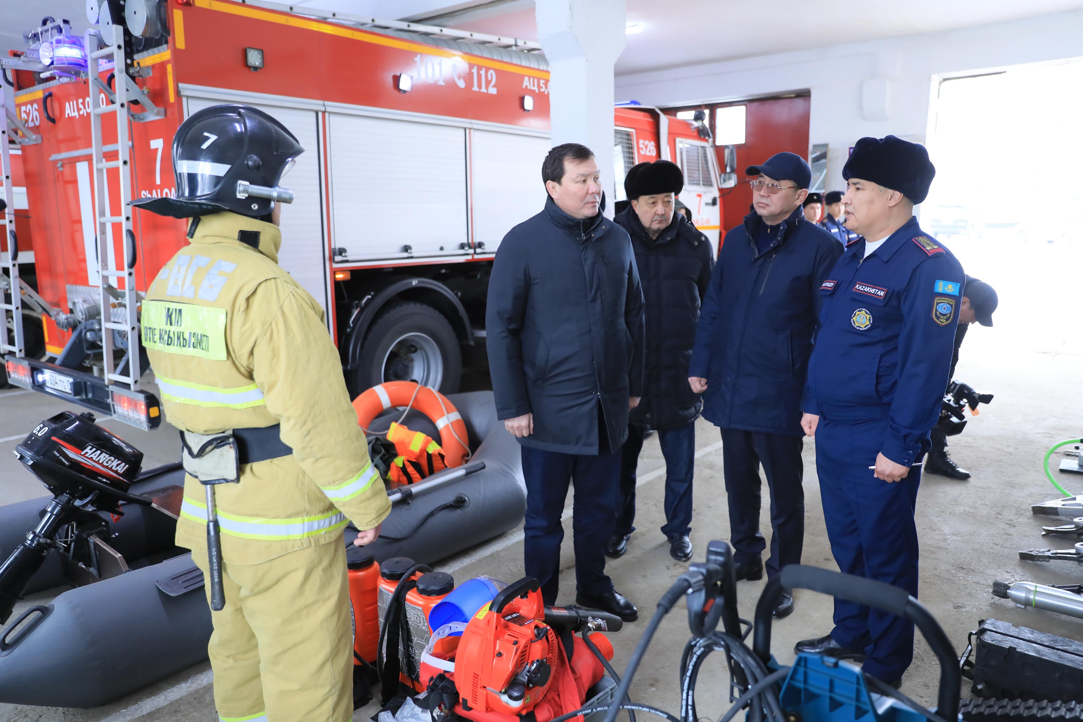 Шалқарда жаңа әскери комиссариатсалынып, өрт сөндіру депосы жөнделді