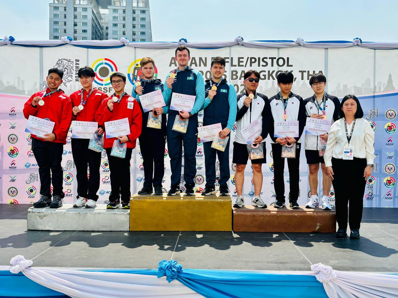 Оқ атудан Азия Кубогында армия спортшылары сегіз алтын және күміс медаль жеңіп алды