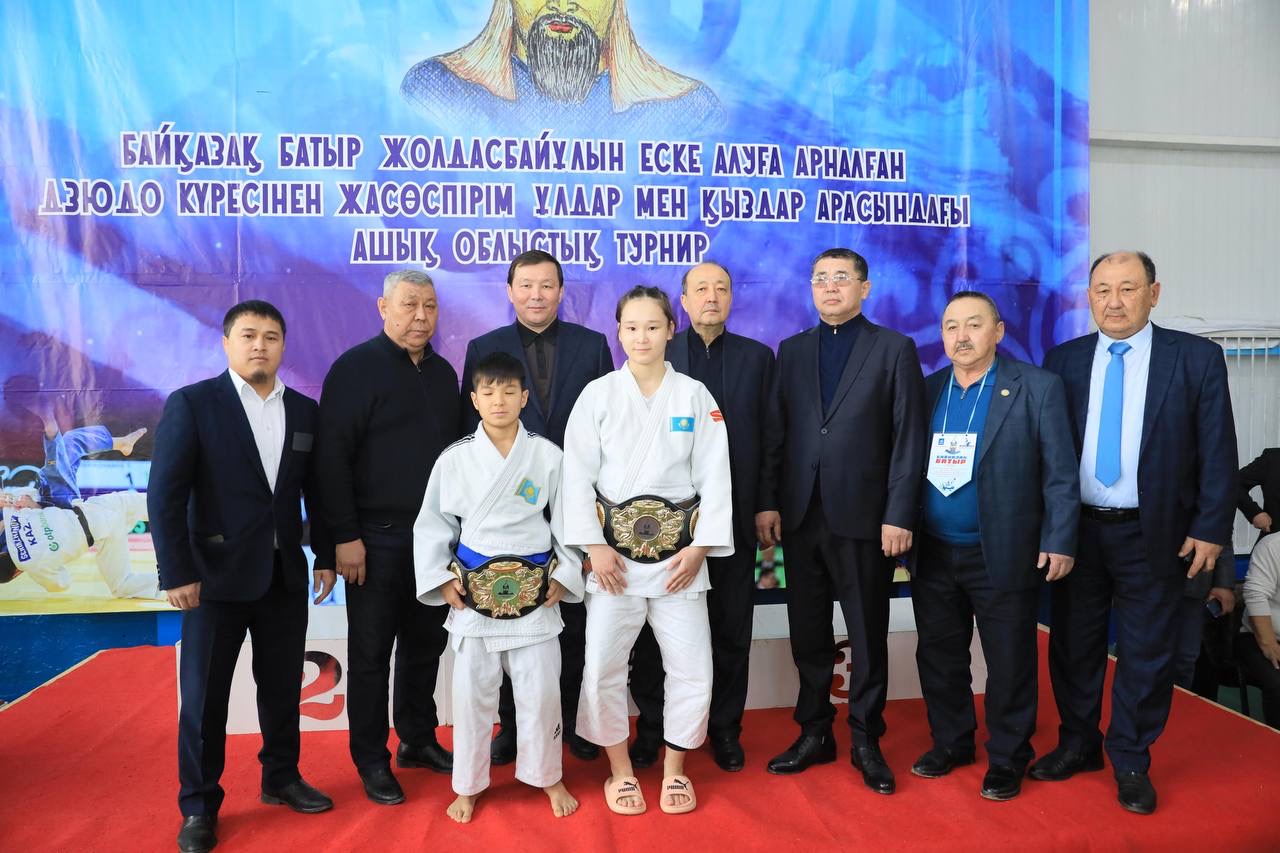 Шалқарда дзюдо күресінен ашық облыстық турнир жеңімпаздары марапатталды