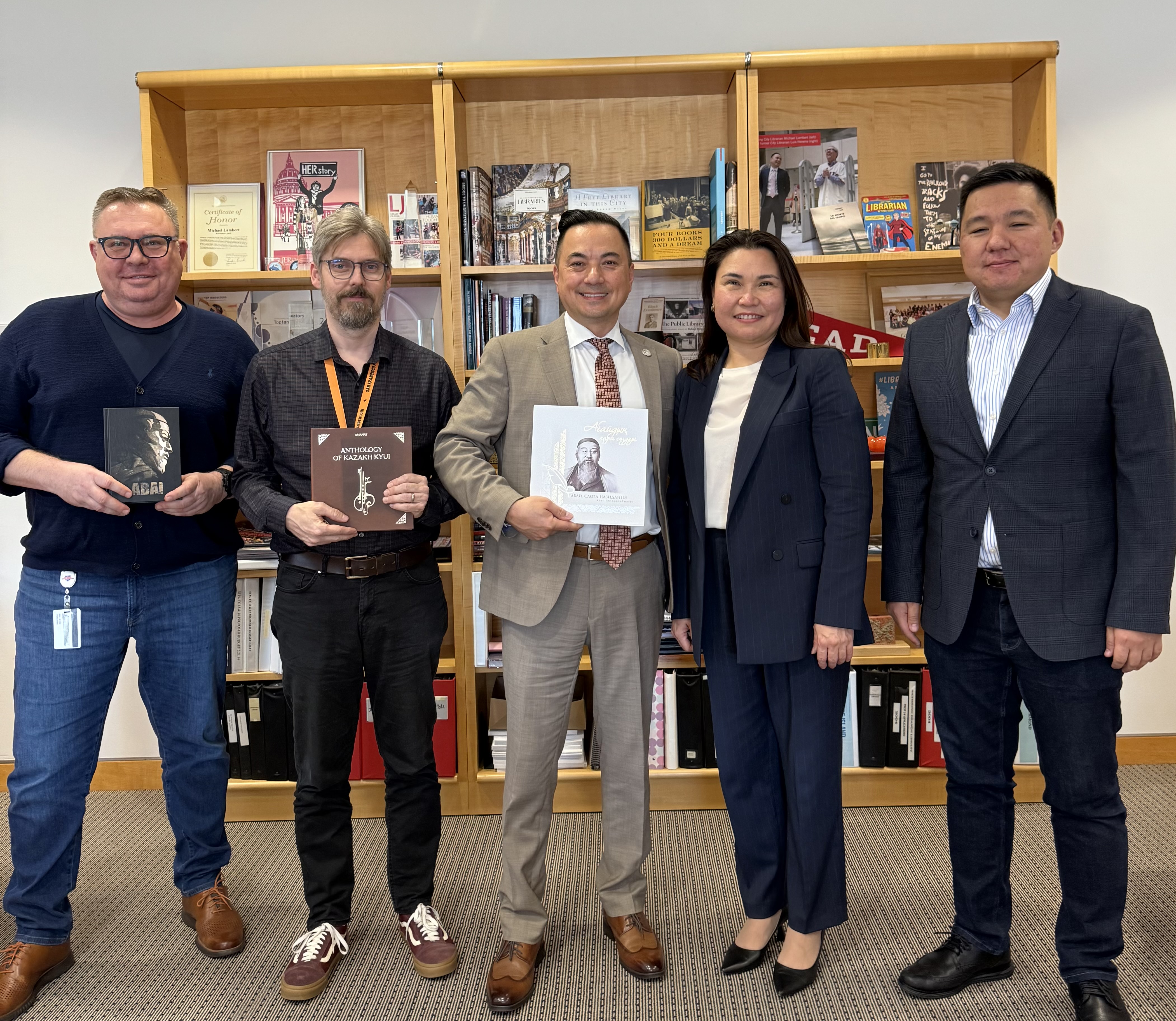 The San Francisco Public Library was Enriched with Kazakh Literature