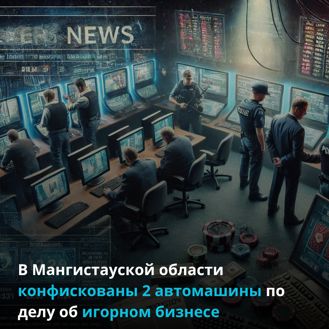 В Мангистауской области конфискованы  2 автомашины по делу об игорном бизнесе