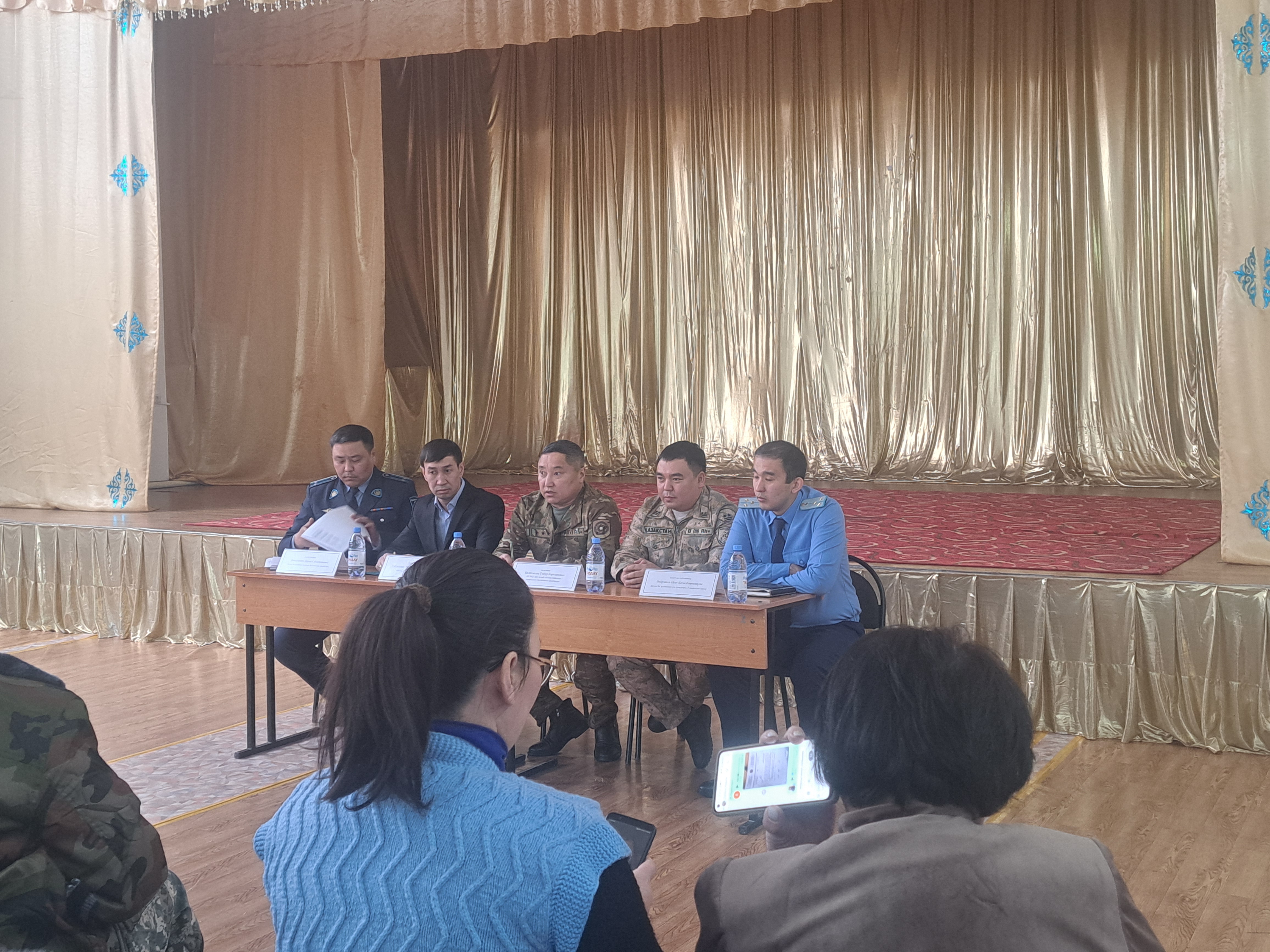 ҚР ҰҚК ШҚ Ақтөбе облысы бойынша департаменті орынбасарының қатысуымен ауыл тұрғындарымен кездесуі.