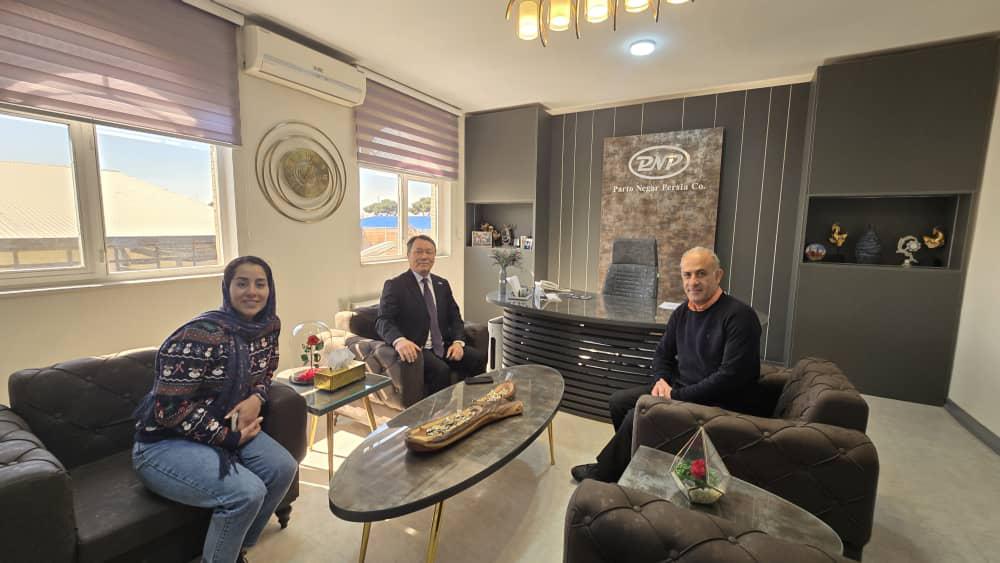 About the meeting with the management of the company "PetroNegarof Persia"