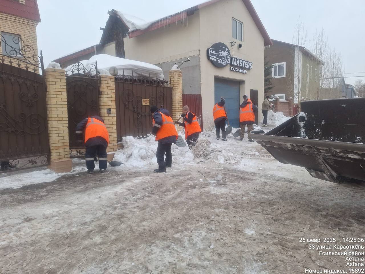 В районе  Есиль продолжаются работы по предотвращению паводков