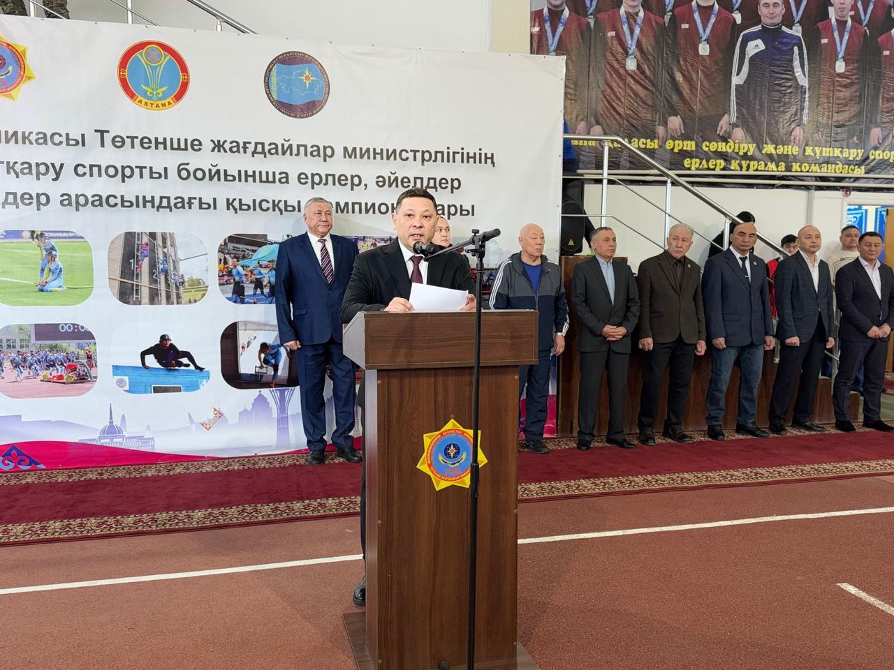 Өрт сөндіру-құтқару спорты бойынша Қазақстан Республикасының қысқы Чемпионаттары басталды